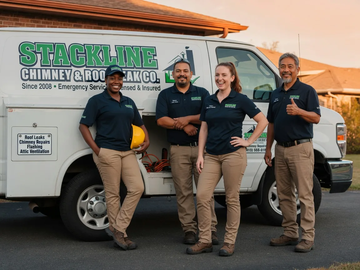 Chimney flashing repair company in Kingston, MI